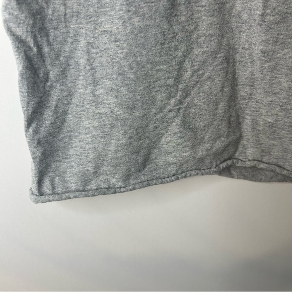 John Galt Women’s Heather Gray Cropped Tank Top, One Size, Brandy Melville - Picture 3 of 6